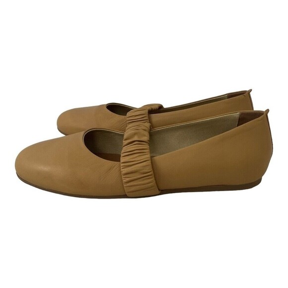 Matt Bernson Womens Size 10 Ballet Flats With Elastic Ruffled Band - Picture 4 of 8